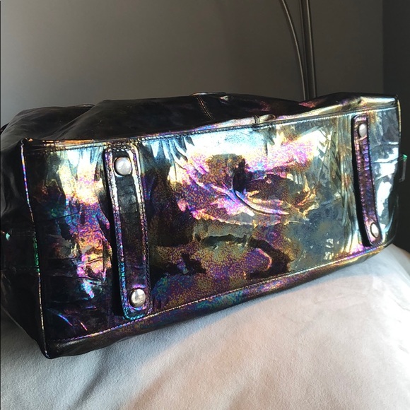 *RARE* Coach Sabrina Oil Slick Bag - Picture 6 of 8